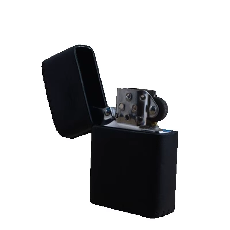 Manchon de protection Durable en cuir de vache cousu à la main, étui Simple pour housse de briquet Zippo