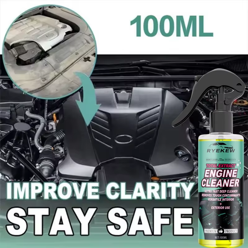 Nettoyant puissant pour compartiment moteur – Dégraissant profond, éliminateur de graisse et de poussière tenaces, protecteur de brillance moteur, produit d'entretien et de detailing