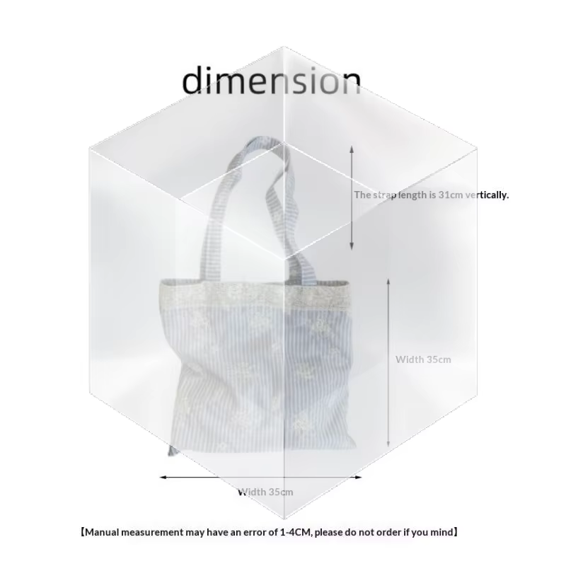 Sac à main en toile grande capacité avec bandoulière en dentelle, élégant sac de voyage