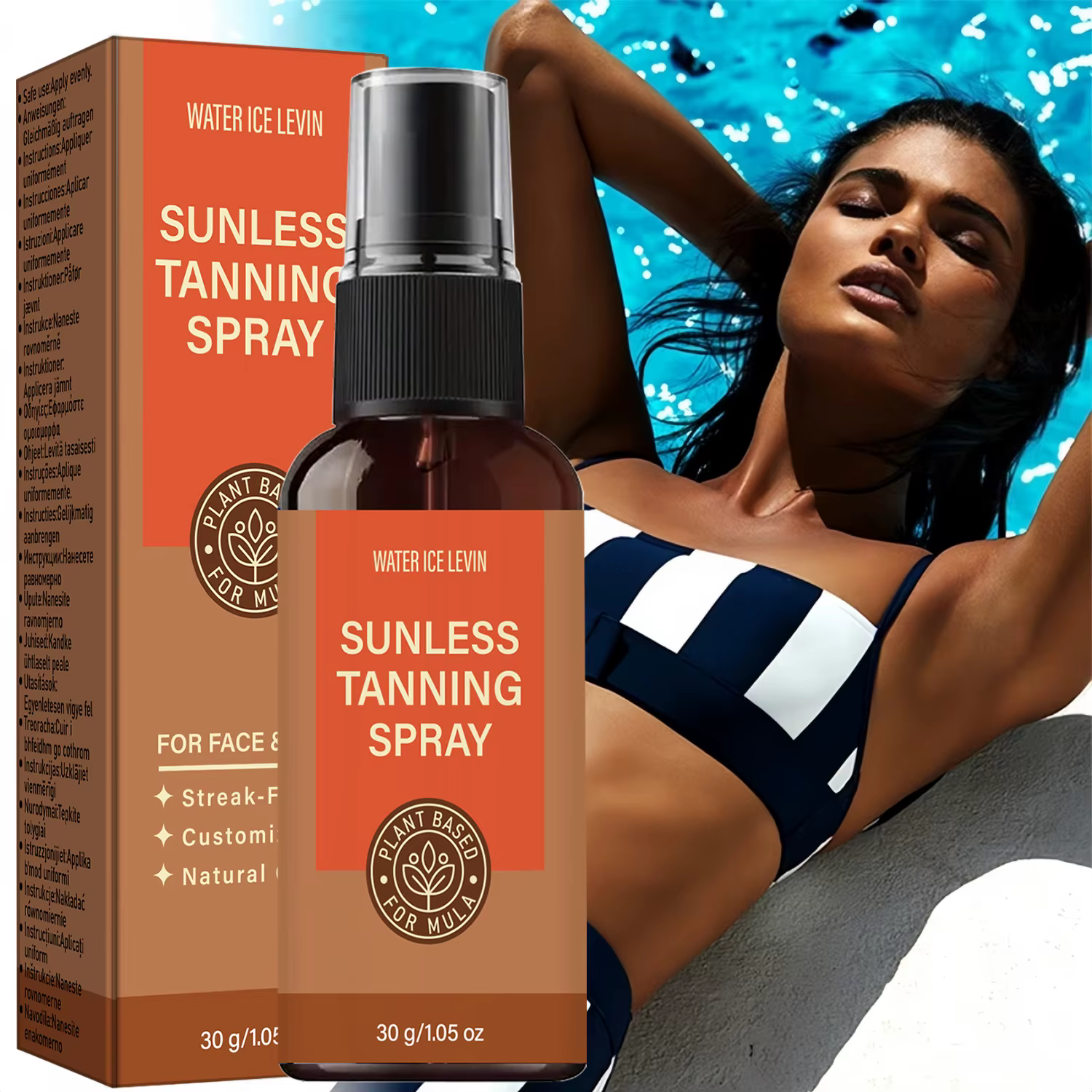 WATER ICE LEVIN Spray Autobronzant Sans Soleil