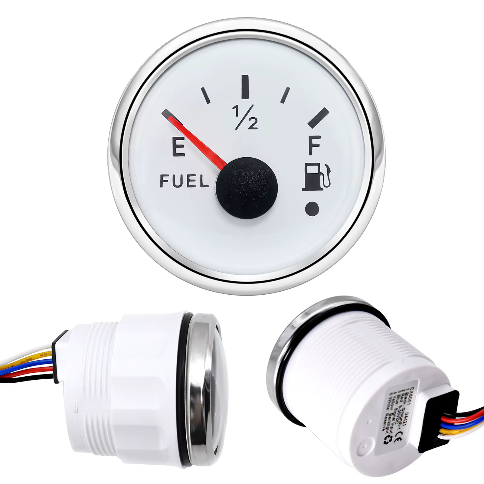 Jauge de pression d'huile 2'' 52mm, jauge de niveau d'eau, jauge de niveau de carburant, voltmètre, jauge de température de l'eau, jauge de température d'huile pour voiture, bateau, marine, 12V 24V