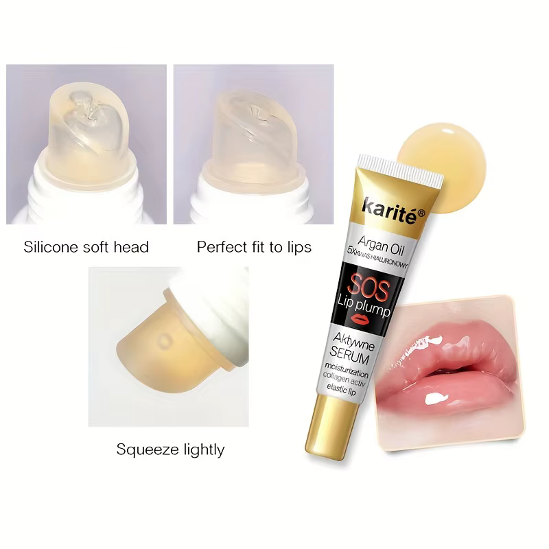 Brillant repulpant pour les lèvres hydratant durable à volume extrême - Formule d'huile minérale nutritive rehausseur