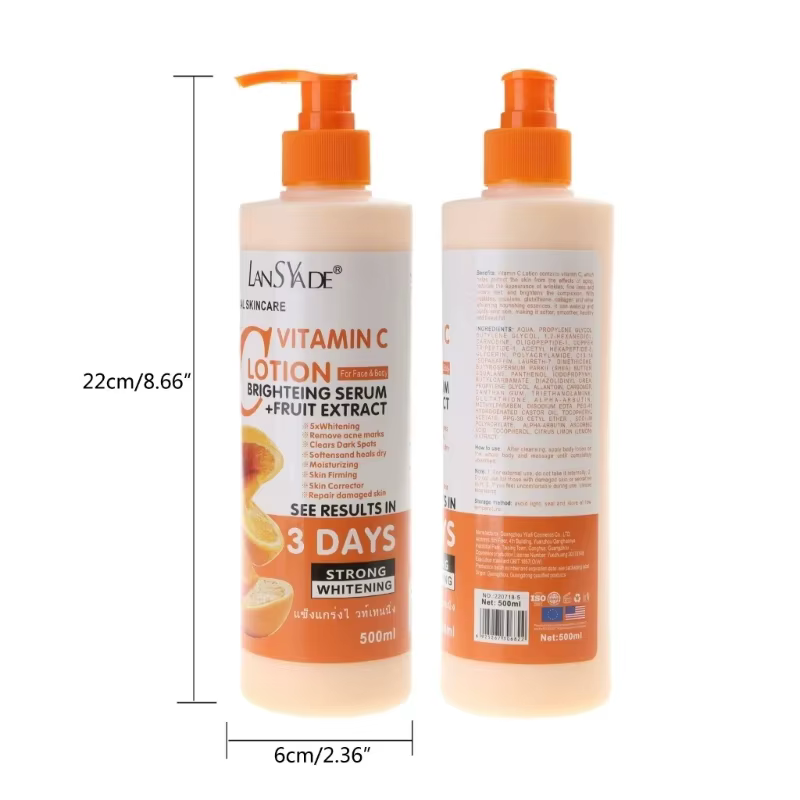 Lotion Corporelle Hydratante et Nourrissante à la Vitamine C