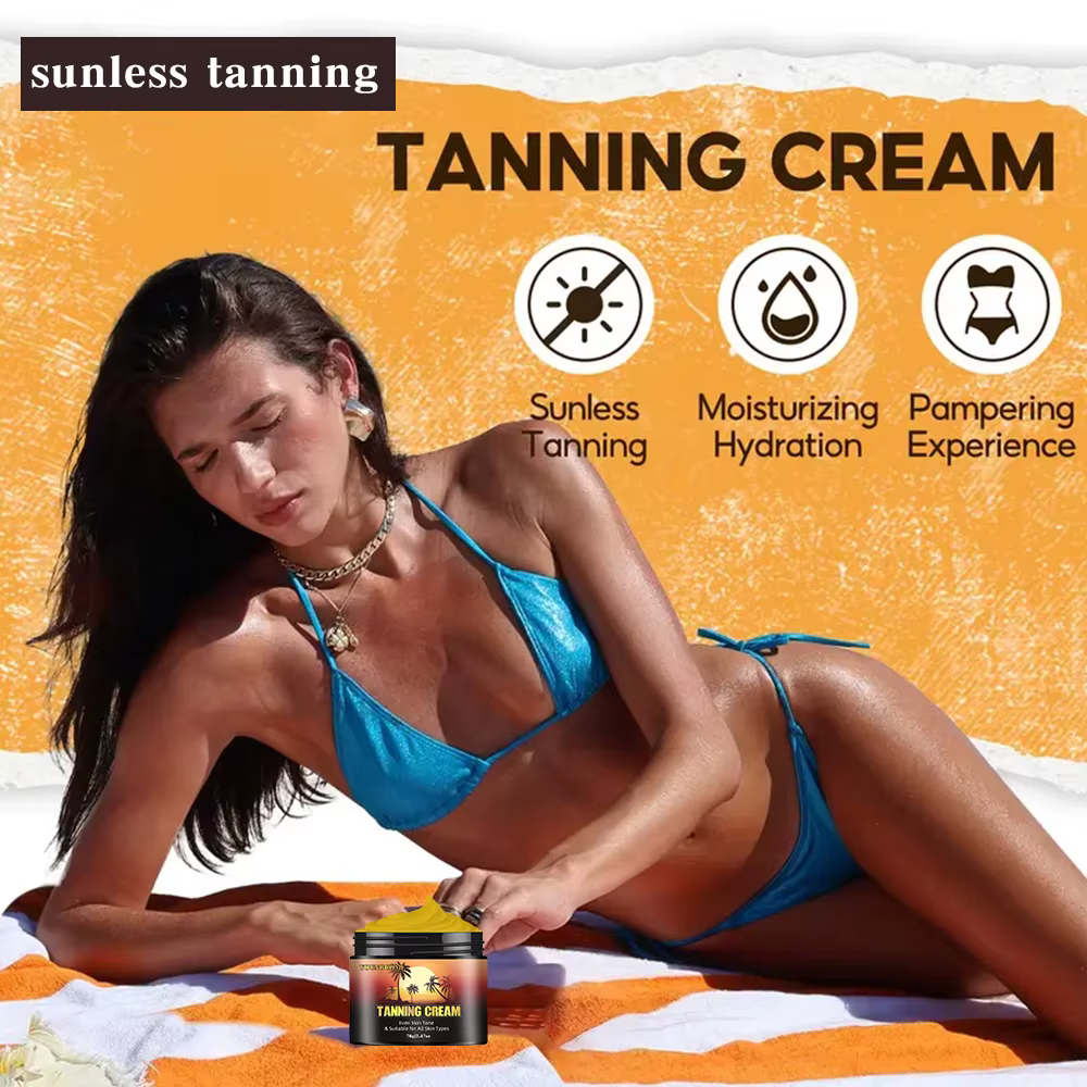 YOUNGCOME – crème accélérateur de bronzage marron brillant
