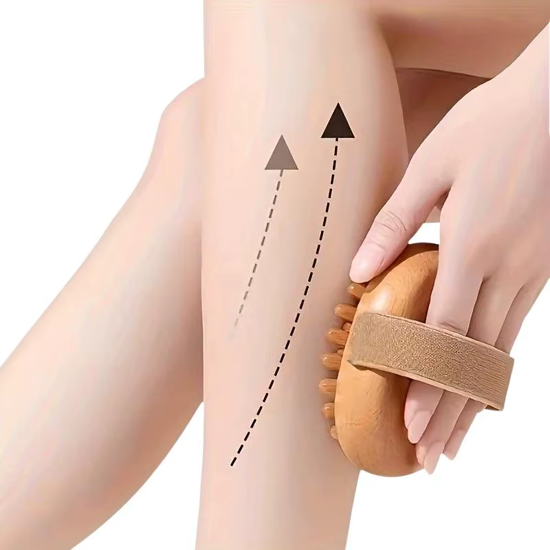 Brosses de massage brunes pour le corps