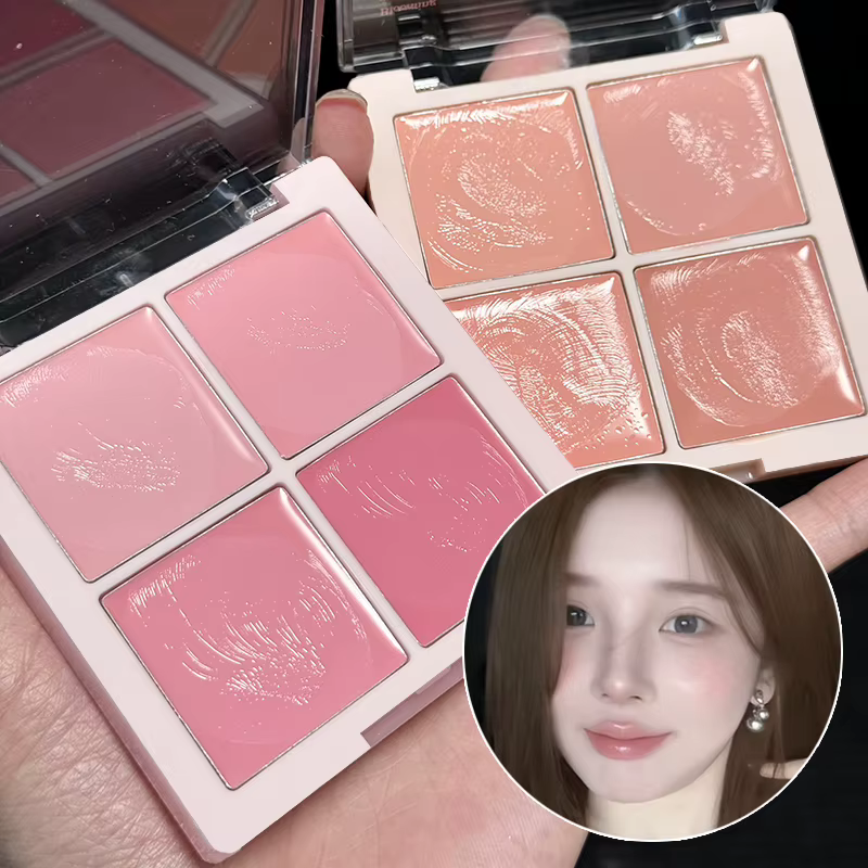 4 couleurs Blush crème naturel nu maquillage éclaircissant eau lumière pêche