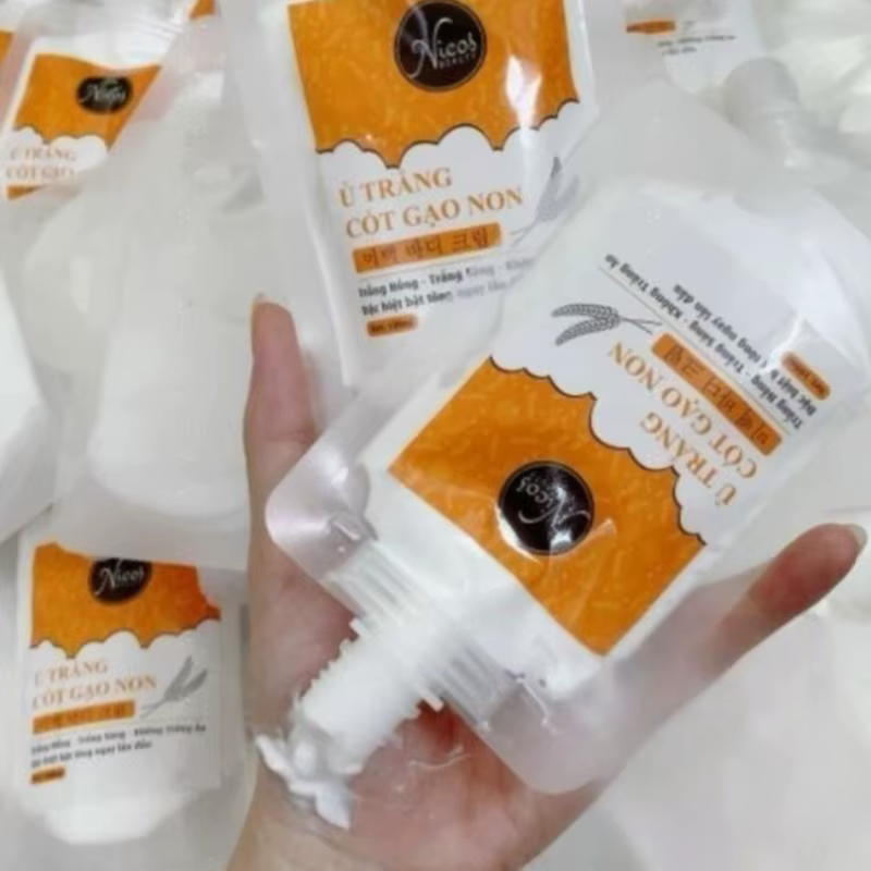 Soin blanchissant - Lait de veau Nicos pour éclaircir la peau