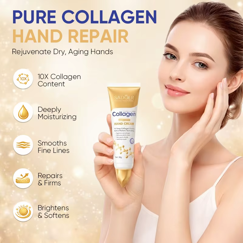Crème pour les mains au collagène