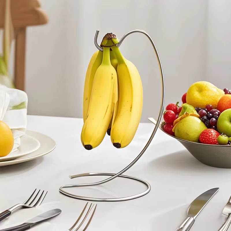 Support de banane pour garder la banane fraîche, support moderne, crochet d'arbre pour comptoir de cuisine, Gadget de cuisine mignon