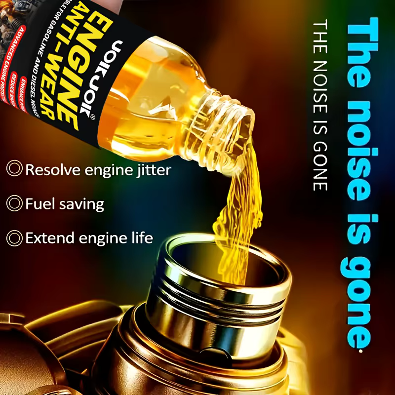 Additif d'huile de protection contre l'usure du moteur et de réduction du bruit, formule à action rapide, anti-friction, scellage des fissures, aucun outil nécessaire, camion de voiture