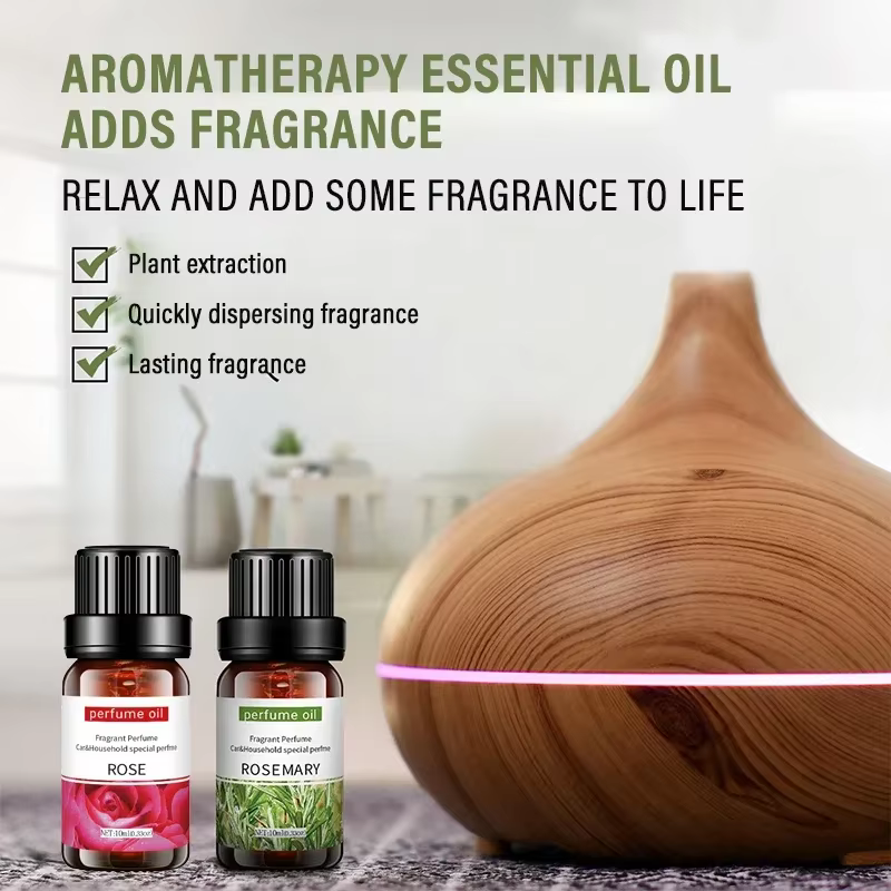 Huile essentielle végétale naturelle 10ml Eucalyptus Rose Freesia Gardenia vanille menthe poivrée 1 pièces