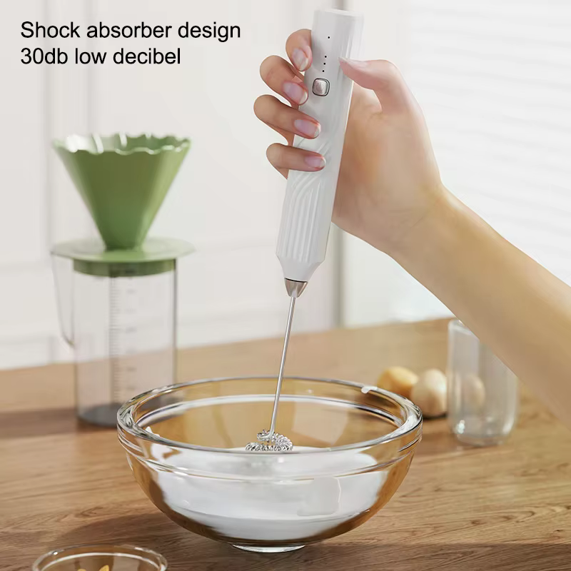 Mélangeur électrique pour mousse de café et de lait, fouet à café, batteur à œufs portatif, mélangeur de mousse, fouet automatique de cuisine, accessoire de cuisson