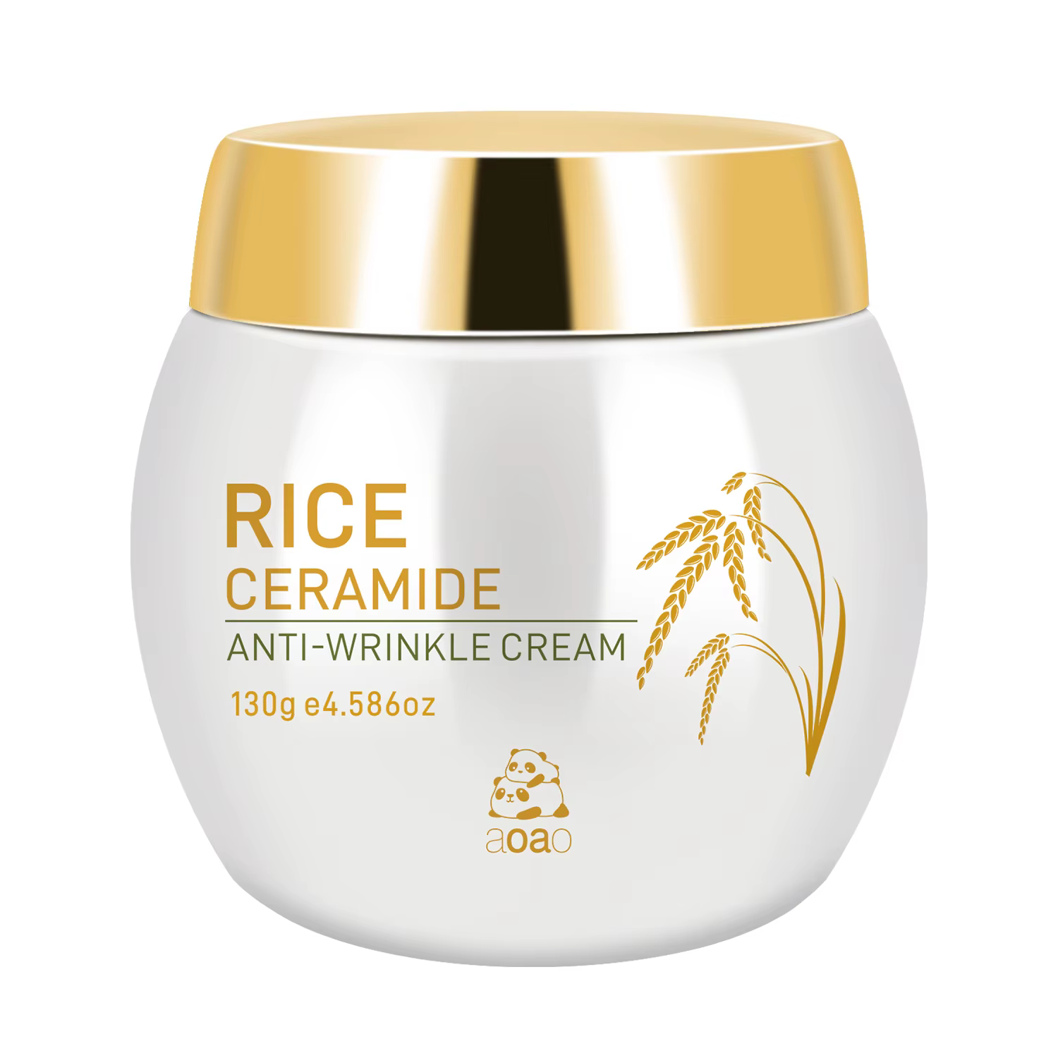 Crème de riz Anti-rides collagène Anti-âge hydratant nourrissant céramides pour peau revitalisée et plus ferme