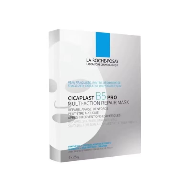 La Roche-Posay Cicaplast B5 Pro Masque Réparateur Multi-Action Hydratation Intensive Apaisement des Rougeurs Réparation de la Barrière Cutanée