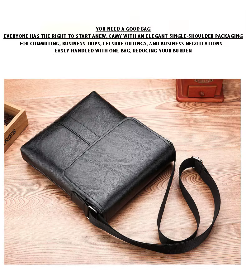 Sac à bandoulière en cuir souple, sac décontracté pour homme, sac bandoulière, sac pour homme, petit sac en cuir, sac à suspendre