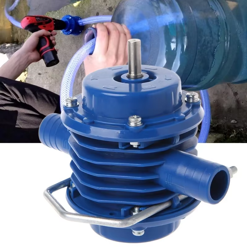 Perceuse à main auto-amorçante robuste, pompe centrifuge pour bateau, jardin domestique, pompe à eau haute pression