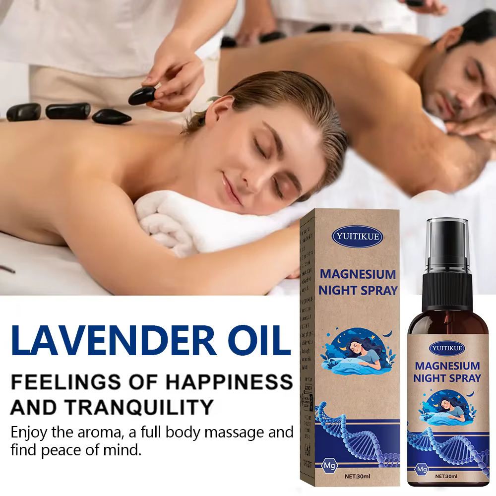 Spray de nuit en magnésium 30 ml - avec huile de lavande