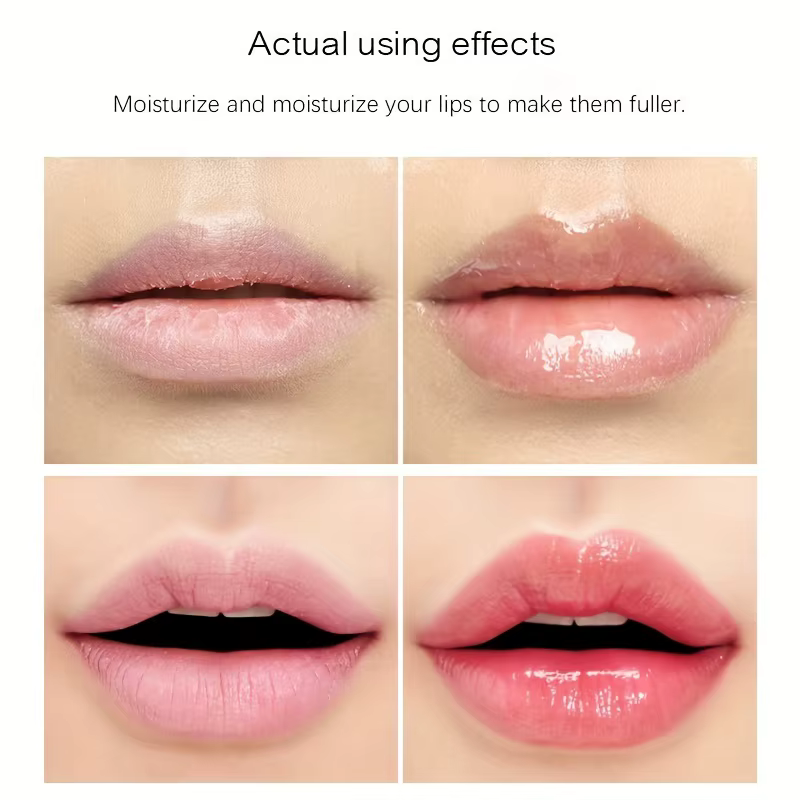 Brillant repulpant pour les lèvres hydratant durable à volume extrême - Formule d'huile minérale nutritive rehausseur