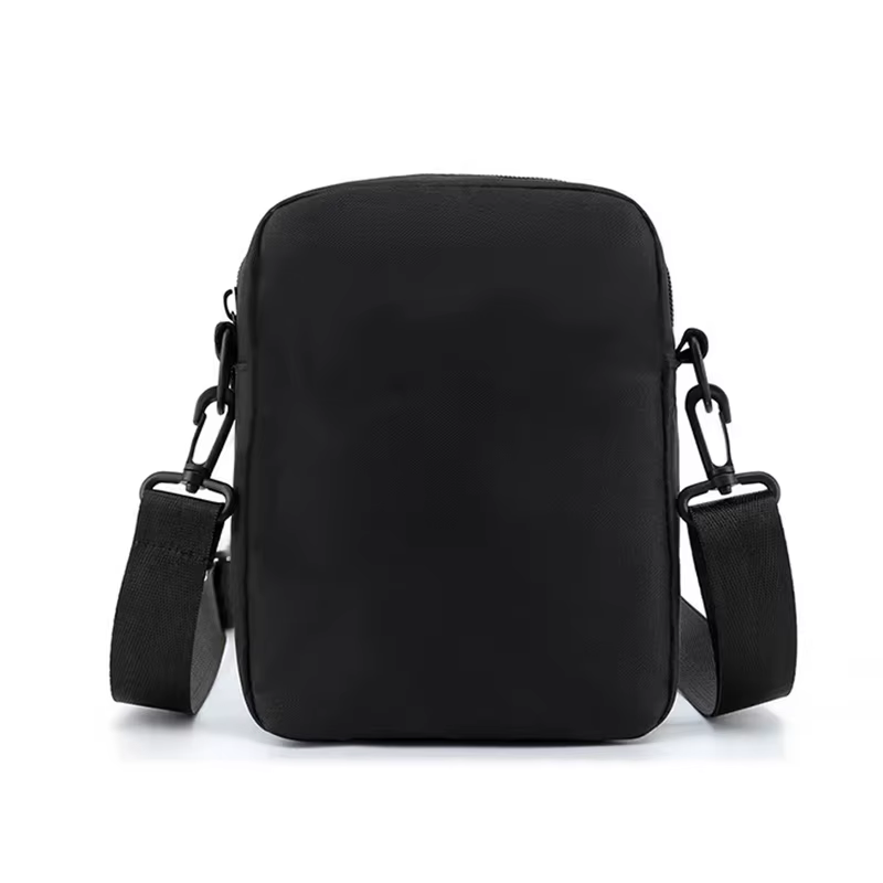Sac bandoulière décontracté et élégant pour homme, sac à bandoulière minimaliste en nylon avec poche avant, idéal pour les trajets quotidiens