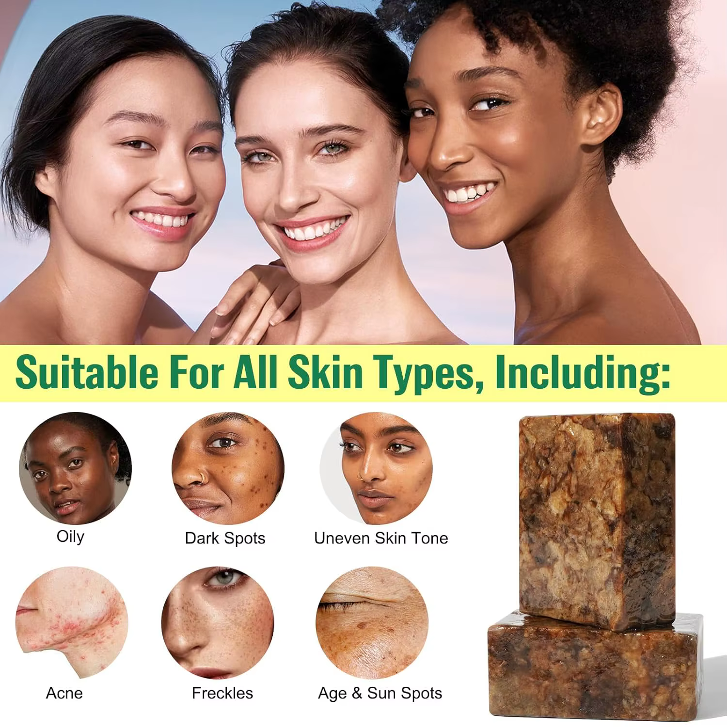 Savon noir africain biologique