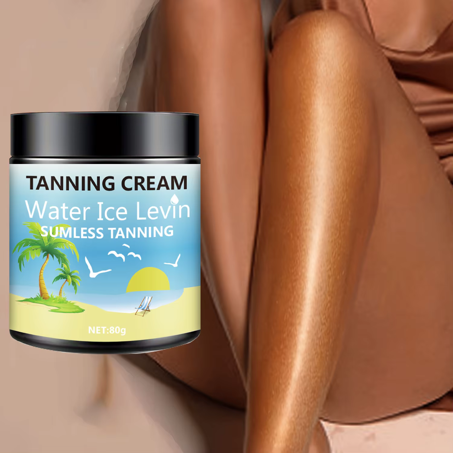 Lotion bronzante pour le corps