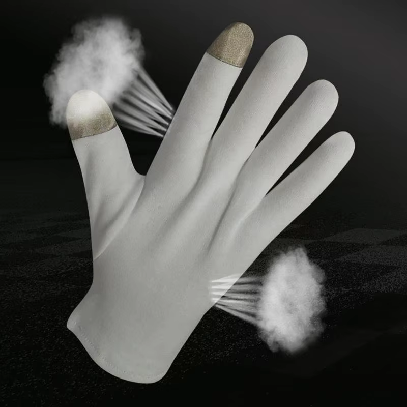 Gants hydratants en Fiber d'argent