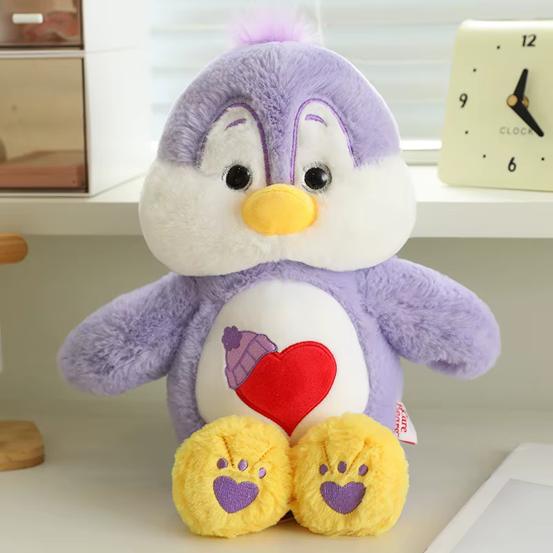 Peluches douces et moelleuses de 33 cm, animaux de la forêt, Care Bears authentiques, de haute qualité, cadeaux de remise de diplôme, de Noël et d'anniversaire