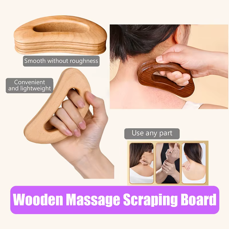 Soins de santé minceur Guasha conseil bois thérapie bâton de Massage Drainage lymphatique masseur grattage pour la Relaxation et récupérer