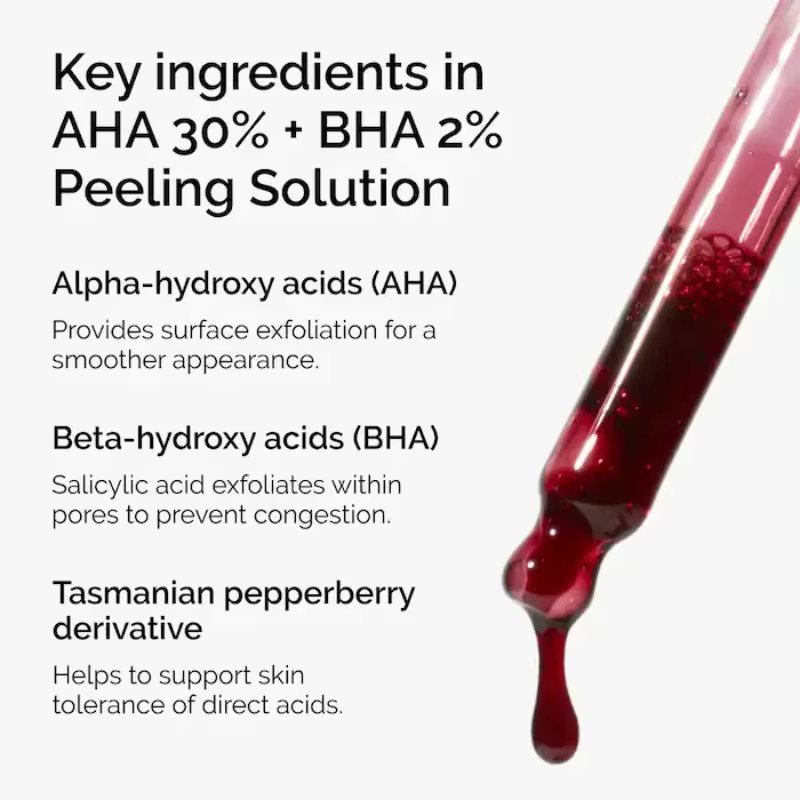 AHA 30% + BHA 2% Solution de Peeling 30ml