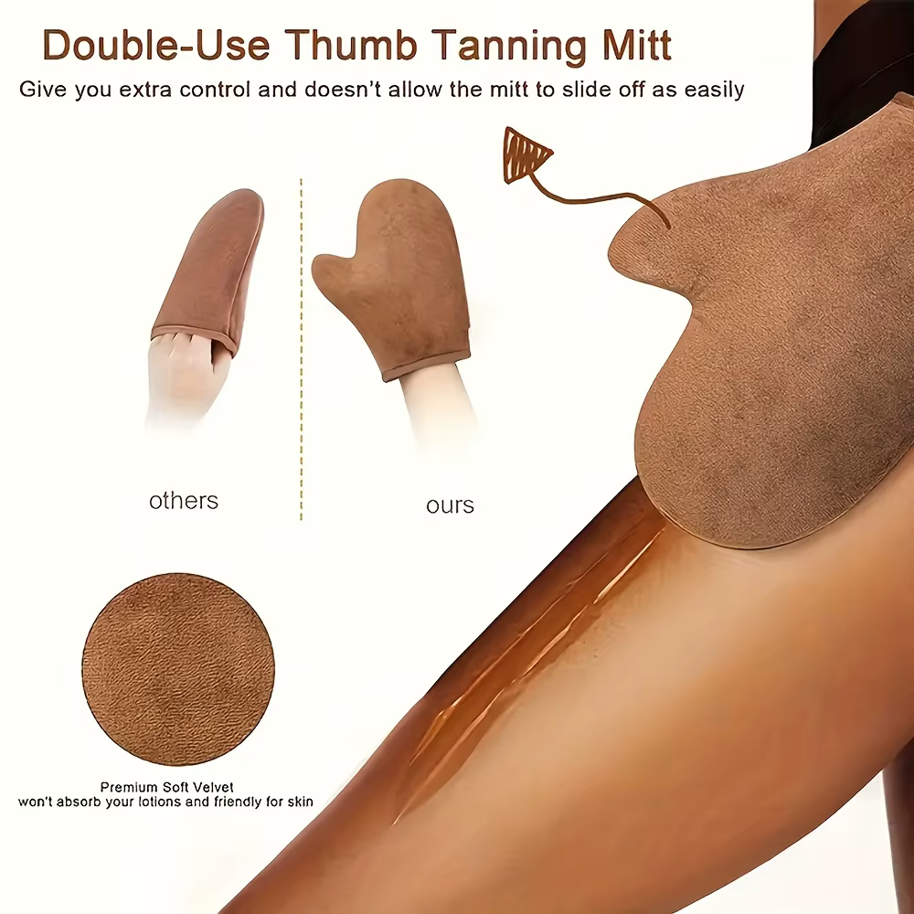 Kit d'auto-bronzage 3 pièces