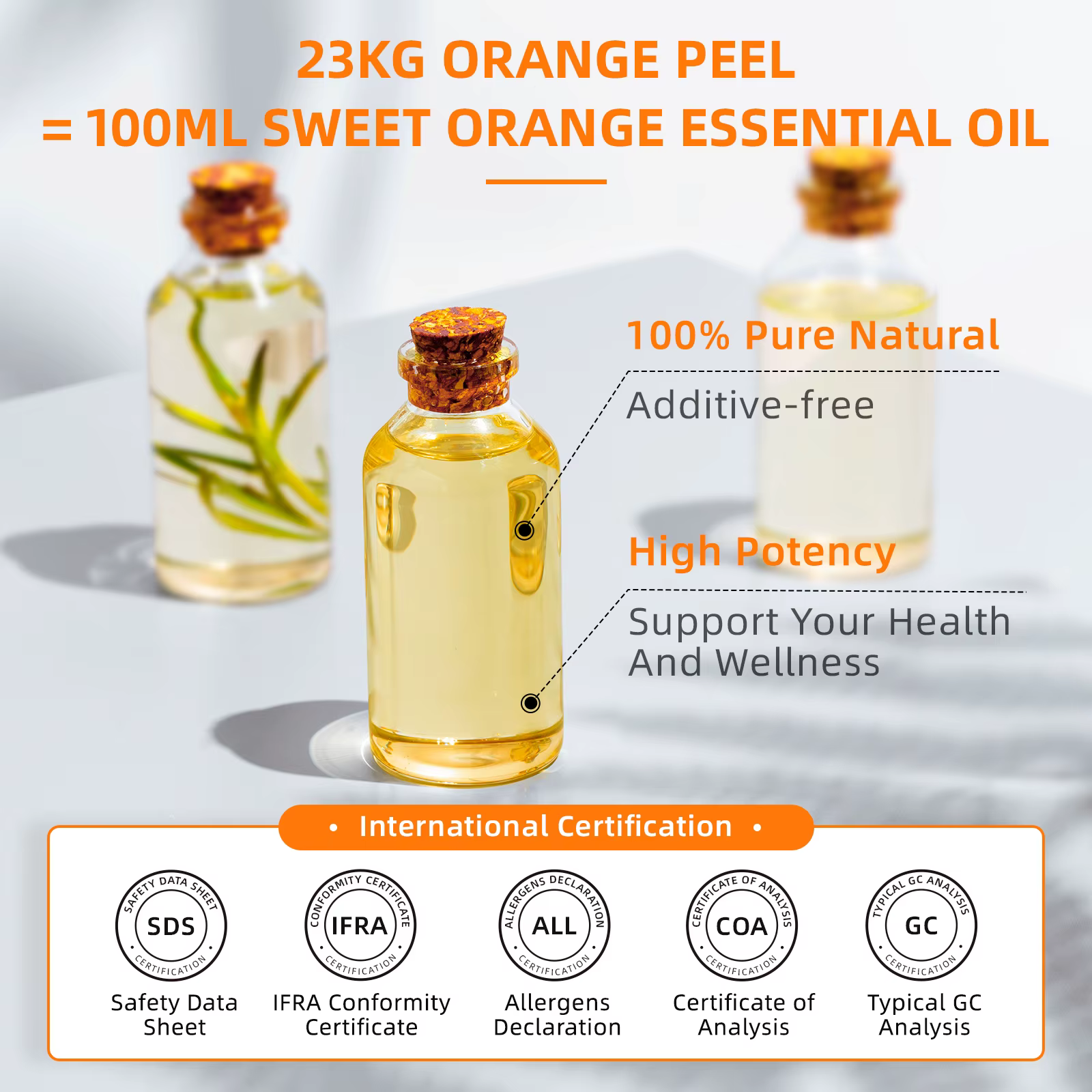 Château essentiel à l'orange douce