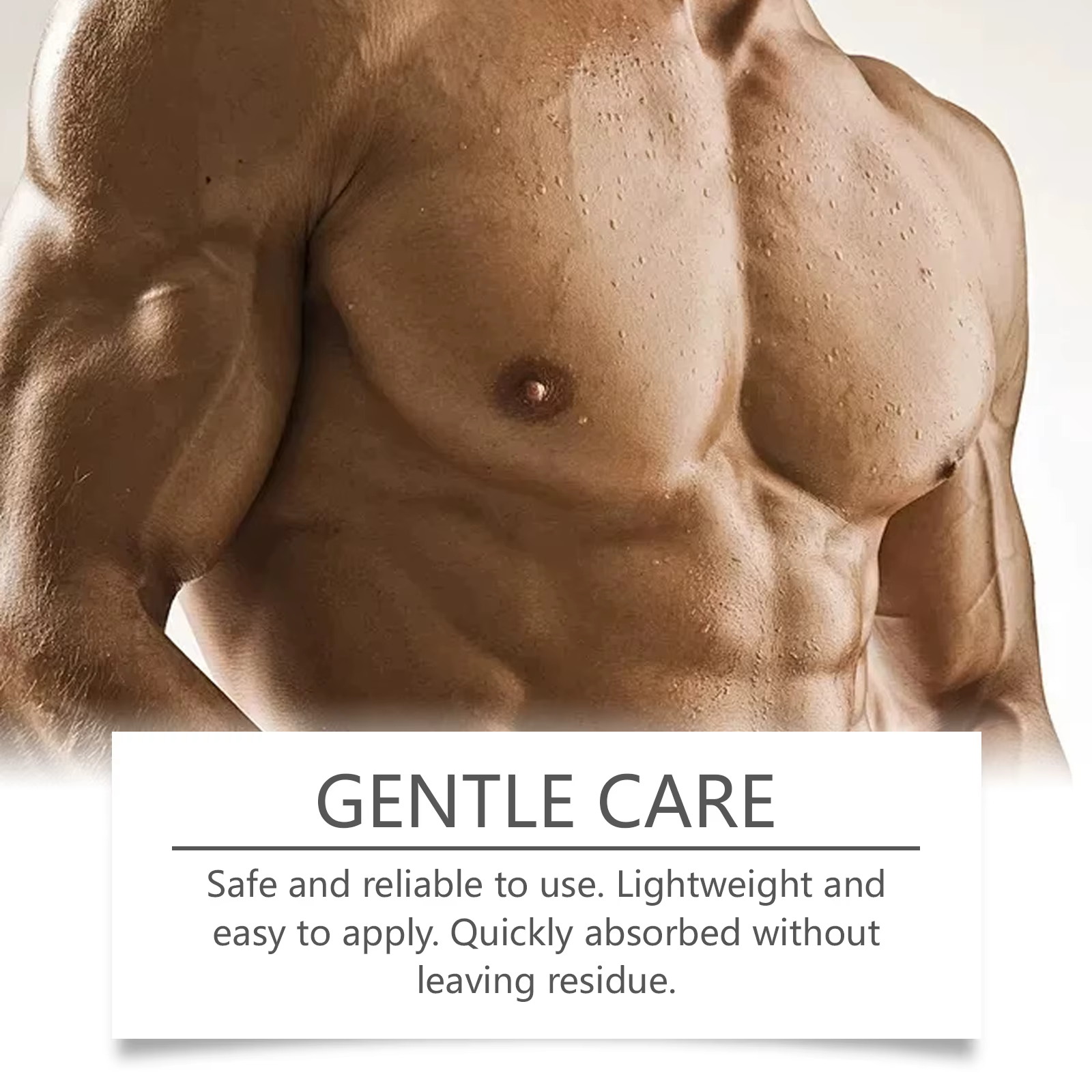 Crème raffermissante pour la poitrine des hommes