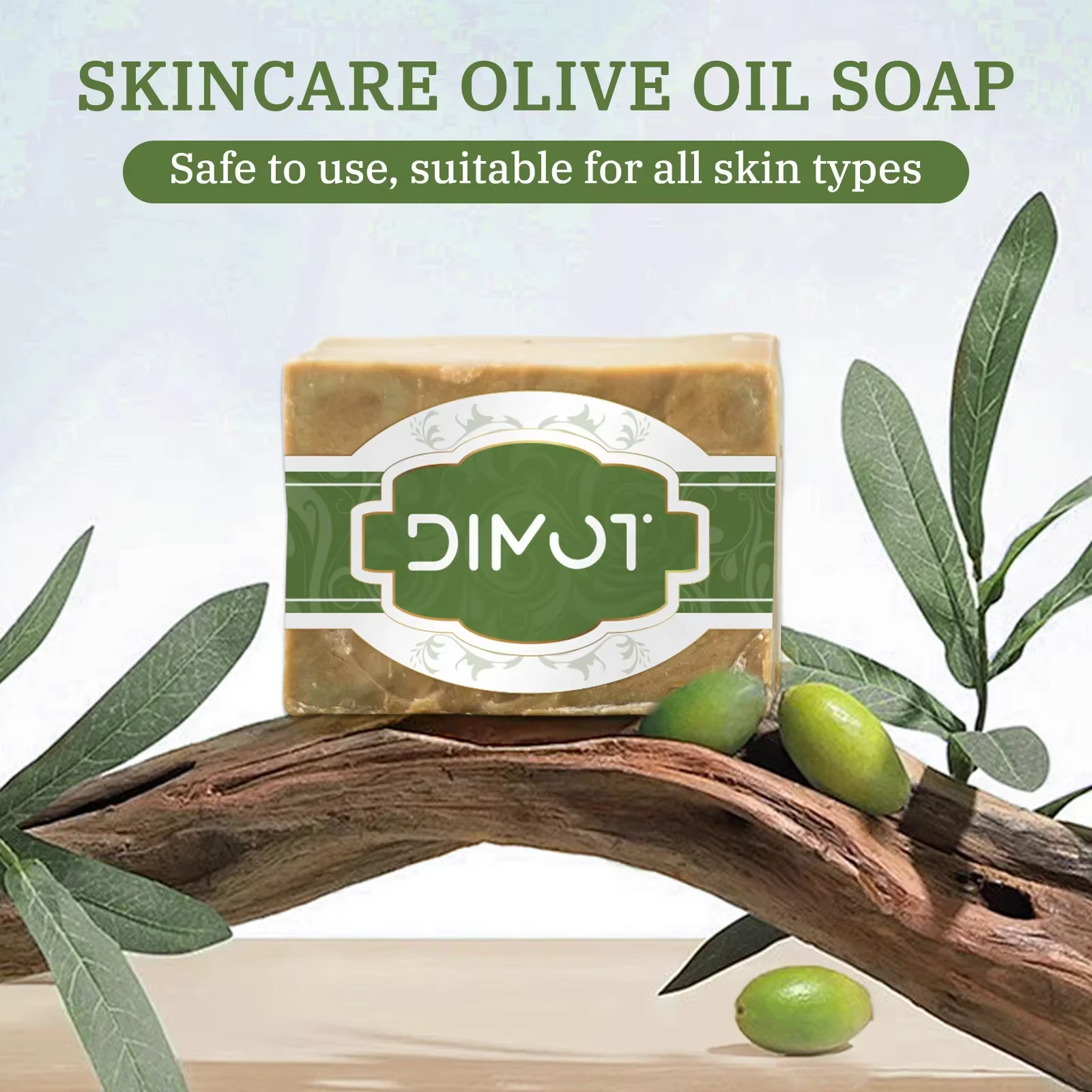 Barre de savon à l'huile d'olive