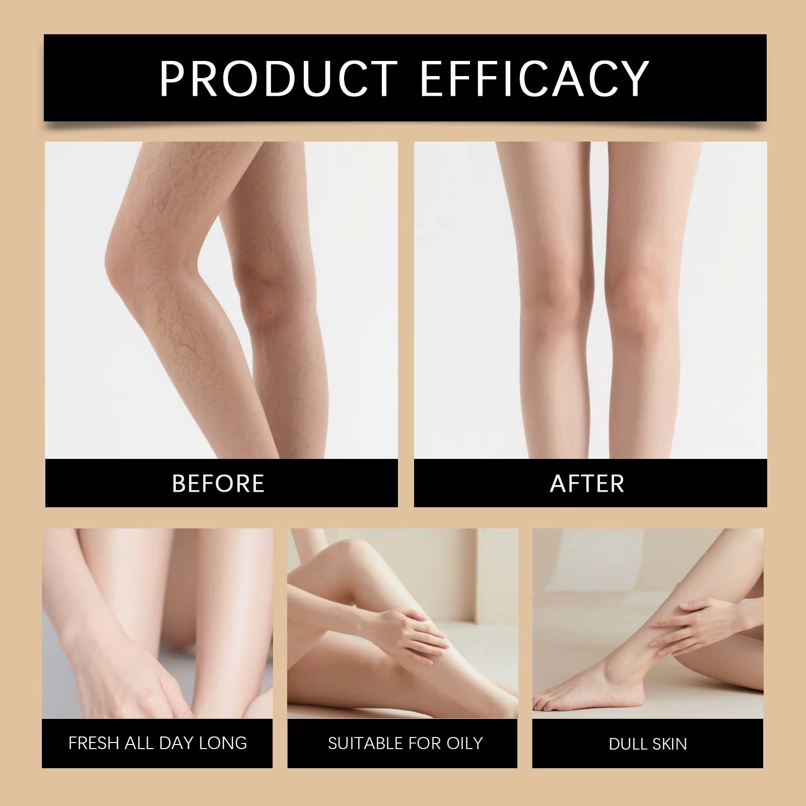 Crème de maquillage pour les jambes 100g