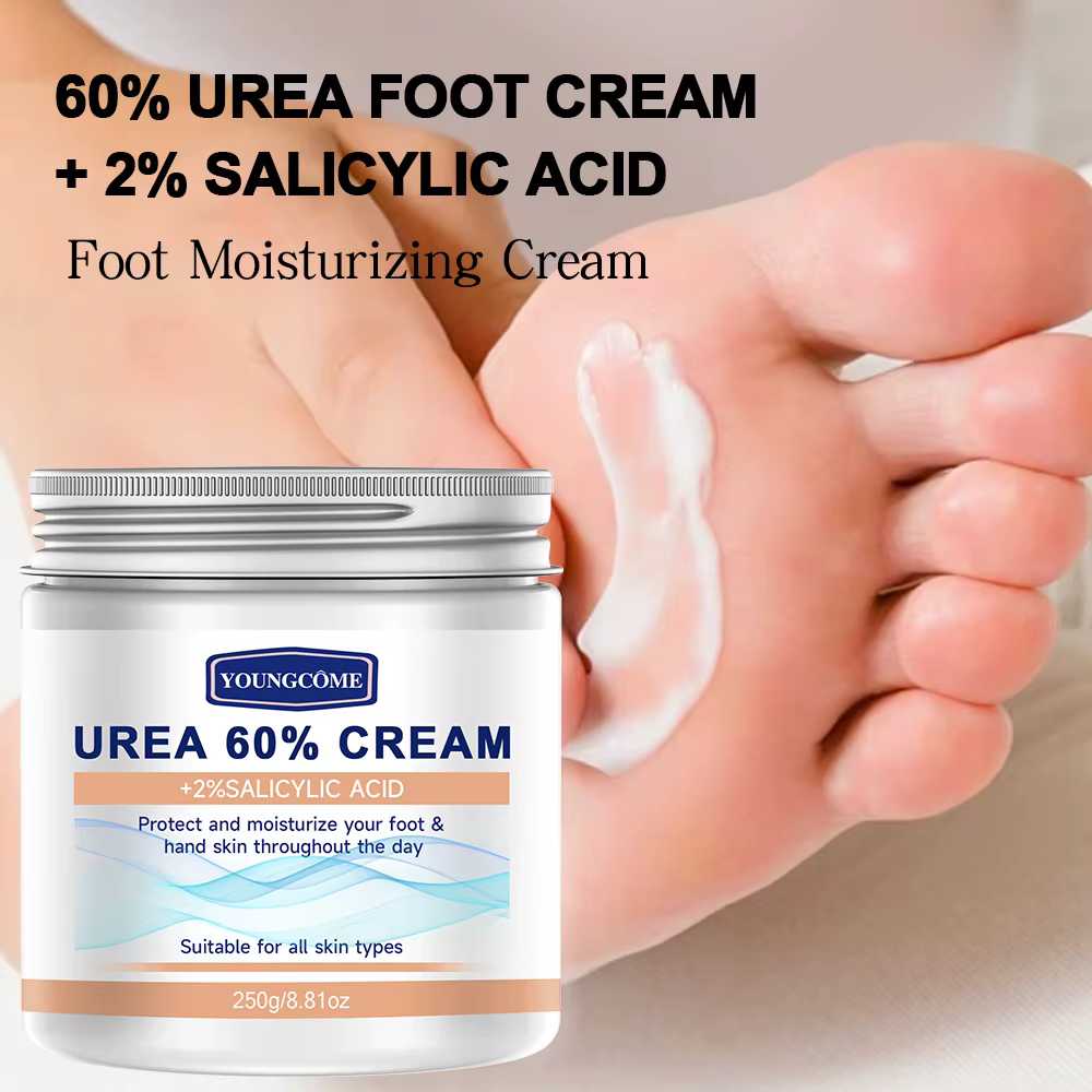 2 pièces 60% crème d'urée + 100% acide salicylique