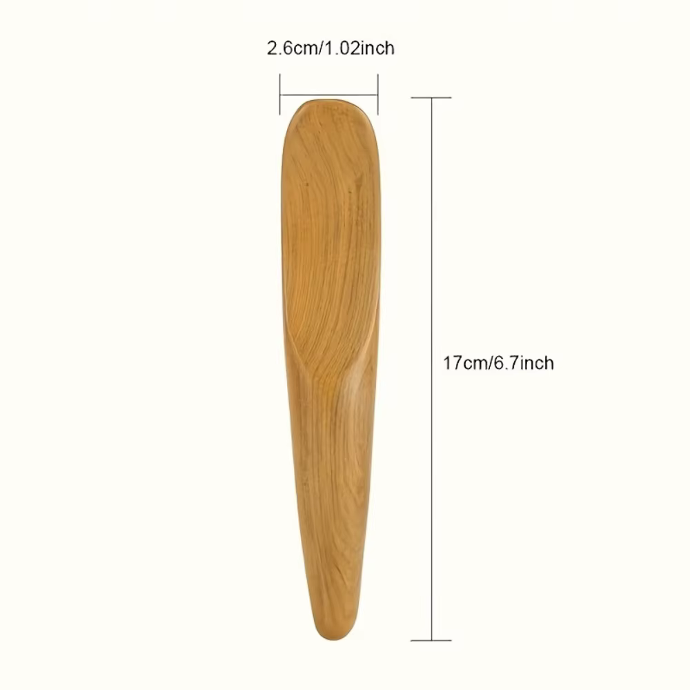 1 bâton de massage en bois portable
