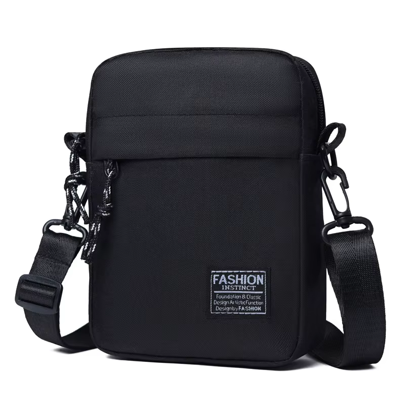 Mini sac à bandoulière pour homme et femme, pochette de téléphone légère et décontractée pour les voyages avec sangle réglable, pour un usage quotidien et les voyages