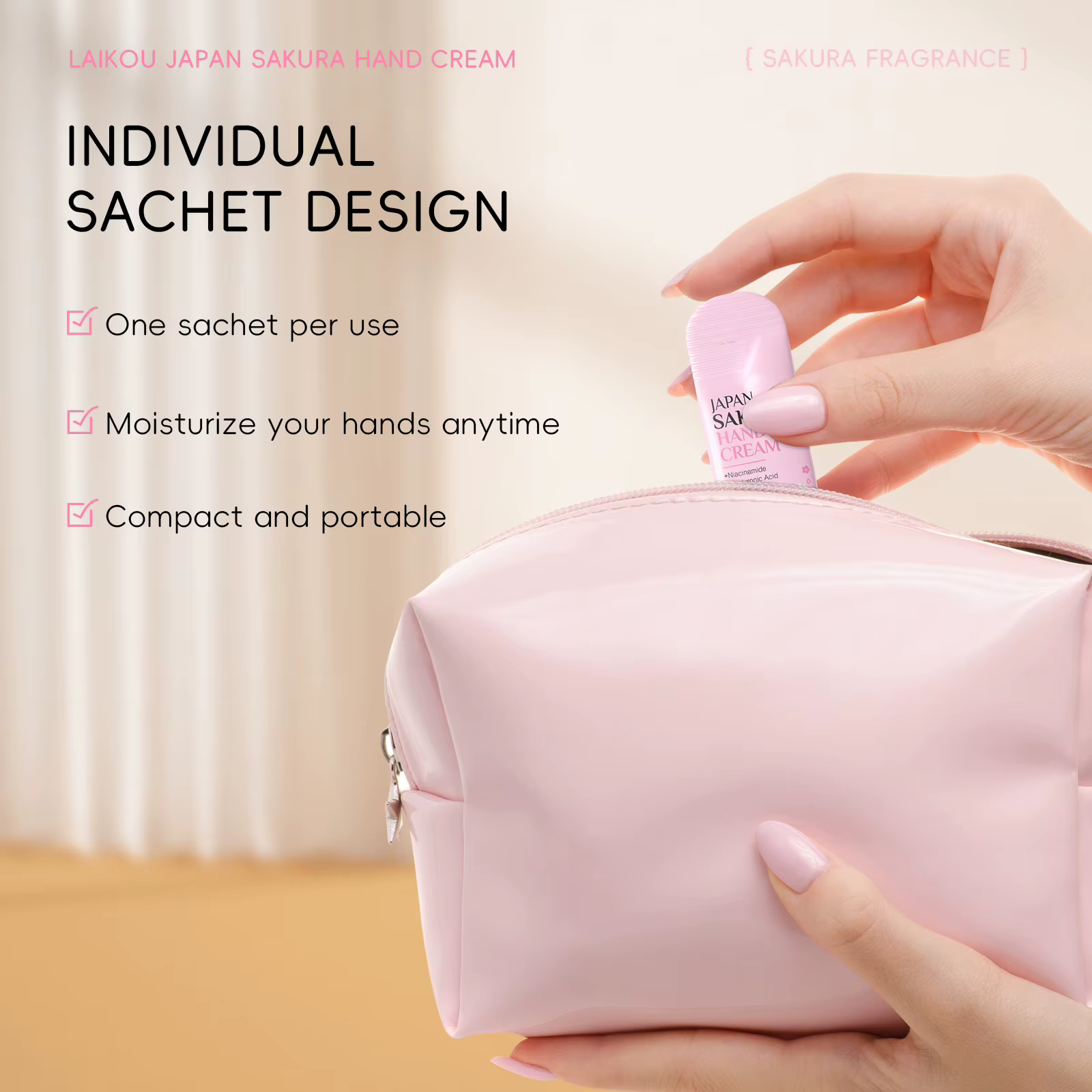 Crème pour les mains LAIKOU Sakura