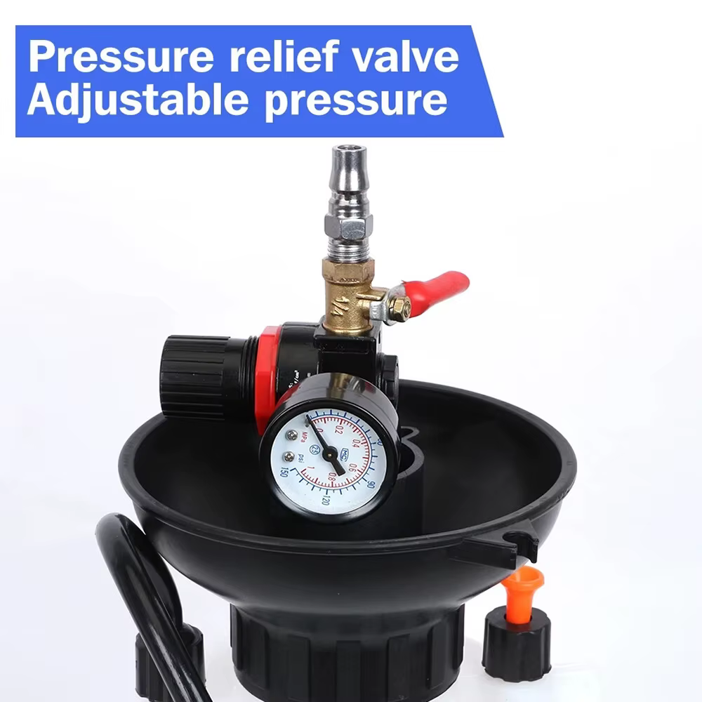 Remplissage d'huile de Transmission pneumatique 5L, injecteur d'huile d'engrenage moteur 5L, extracteur de réservoir de remplissage d'huile, outils de remplacement de liquide de Transmission
