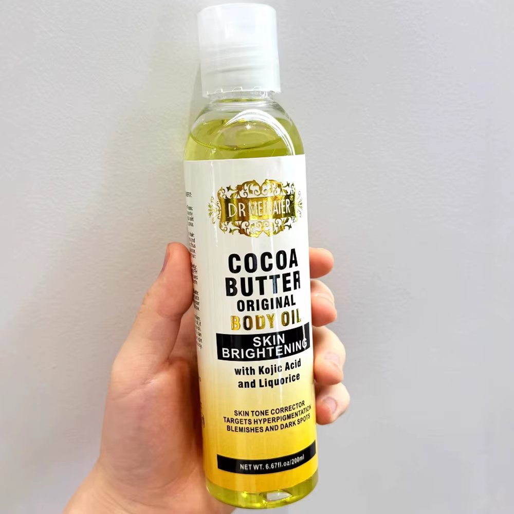 Huile de soin pour le corps au beurre de cacao
