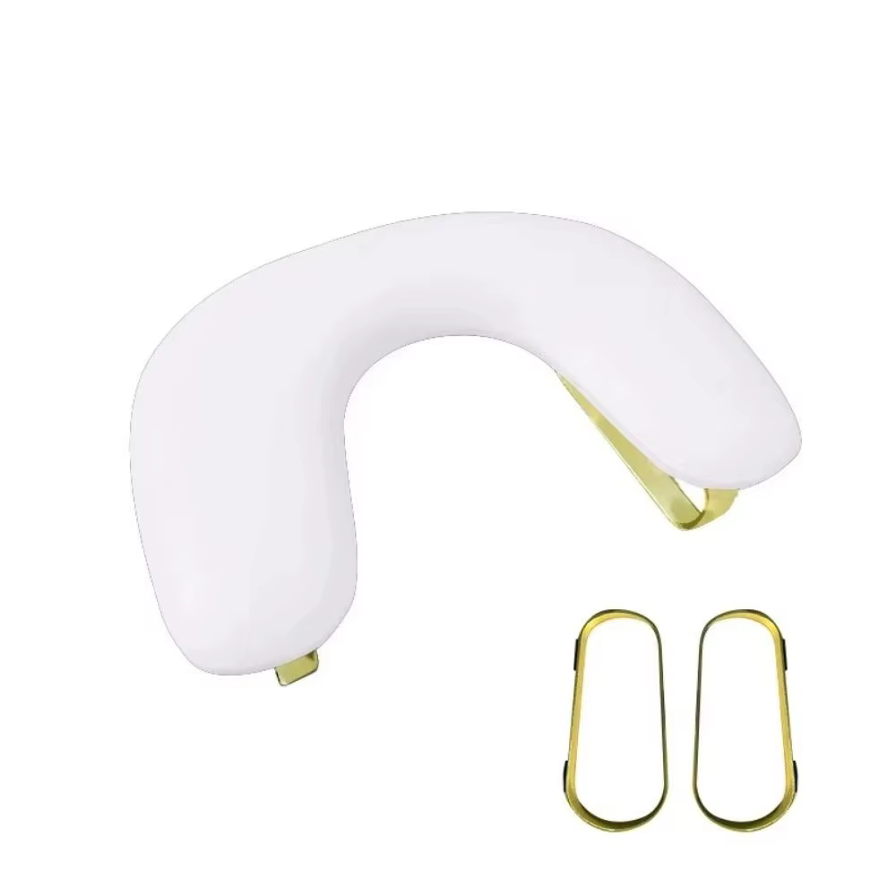Coussin repose-bras en forme de U pour manucure avec support de téléphone inclinable