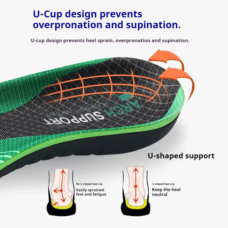 Semelles orthopédiques pour pieds plats
