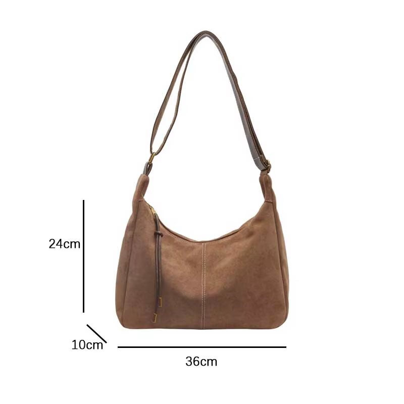 Nouveaux sacs à main pour femmes, tendance rétro, grande capacité, sac à bandoulière en cuir PU, sac à main polyvalent pour l'automne et l'hiver, sac à main pour les trajets quotidiens