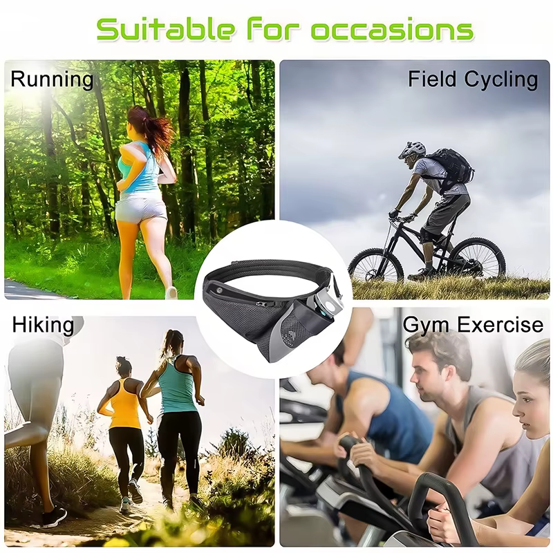 Ceinture de course d'hydratation avec porte-bouteille d'eau, sac de téléphone pour hommes et femmes, fitness, marathon, marche, jogging