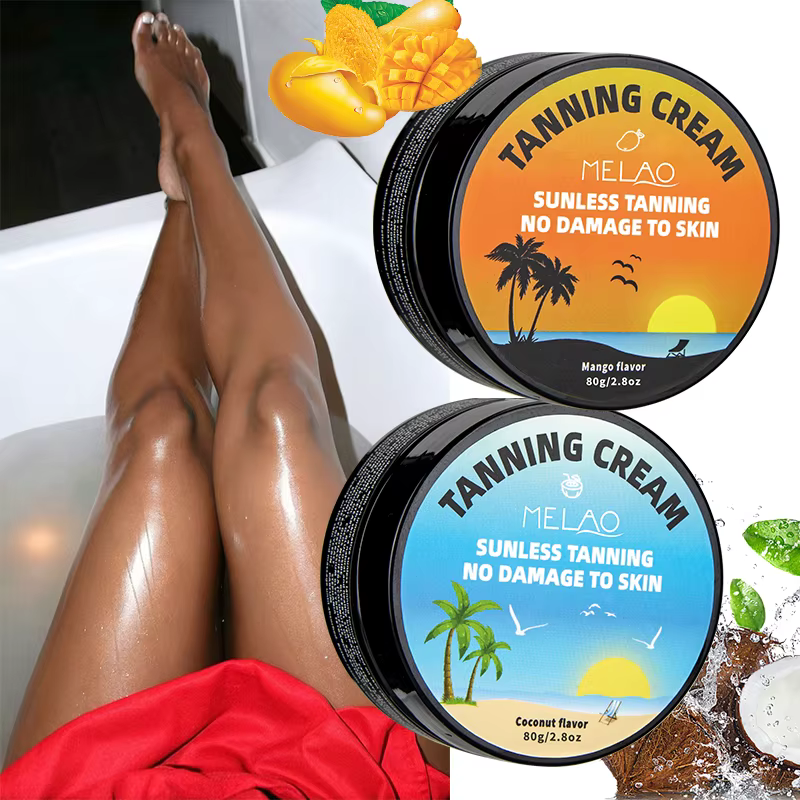 MELAO Crème autobronzante sans soleil pour le corps