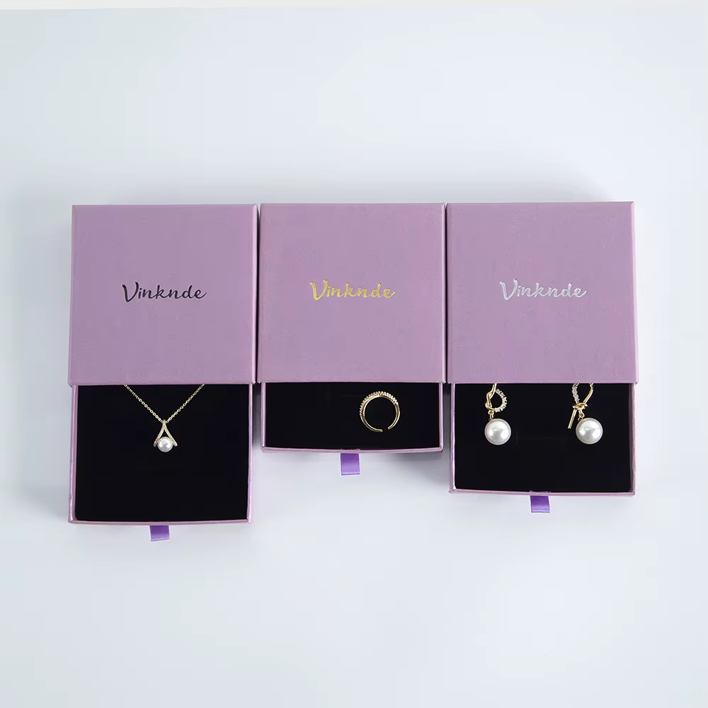 Boîte à bijoux avec Logo personnalisé, tiroirs coulissants, boucles d'oreilles, colliers, Bracelets, boîte d'emballage de bijoux, mallette de rangement, petites boîtes à bijoux de voyage
