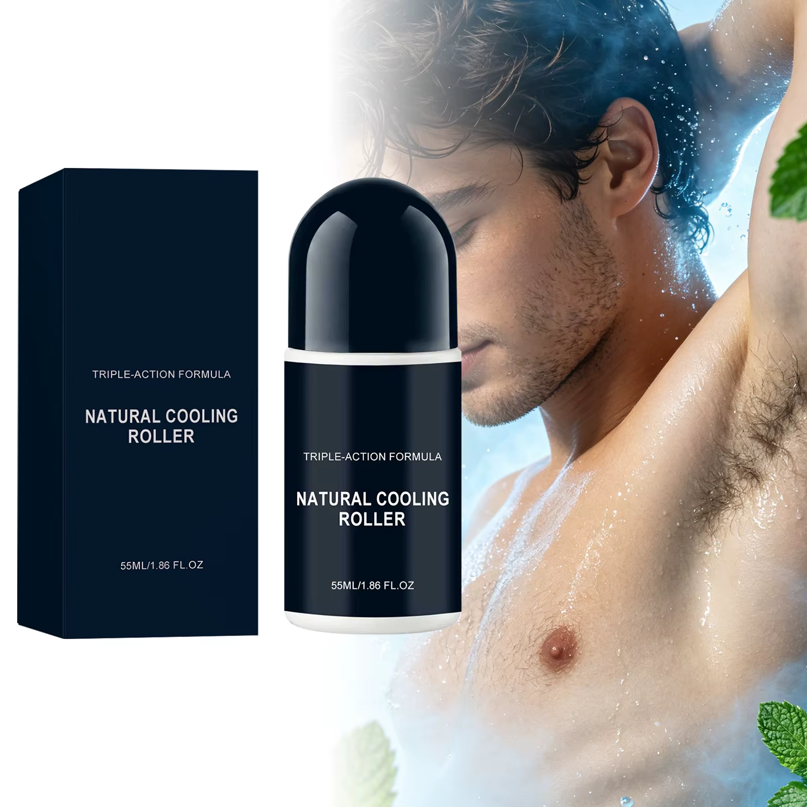 Huile de massage rafraîchissante naturelle