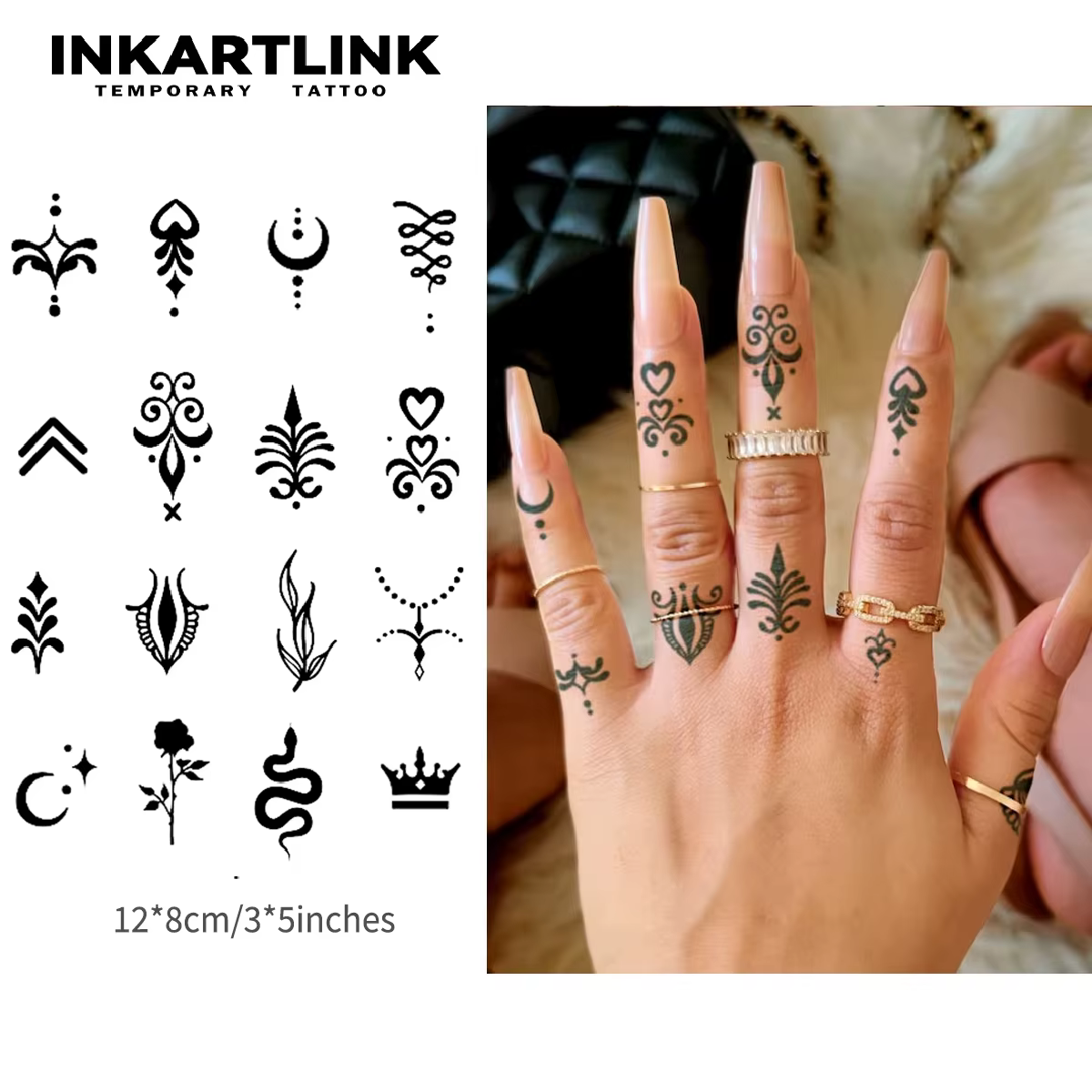 Tatouages artistiques au henné : élégants