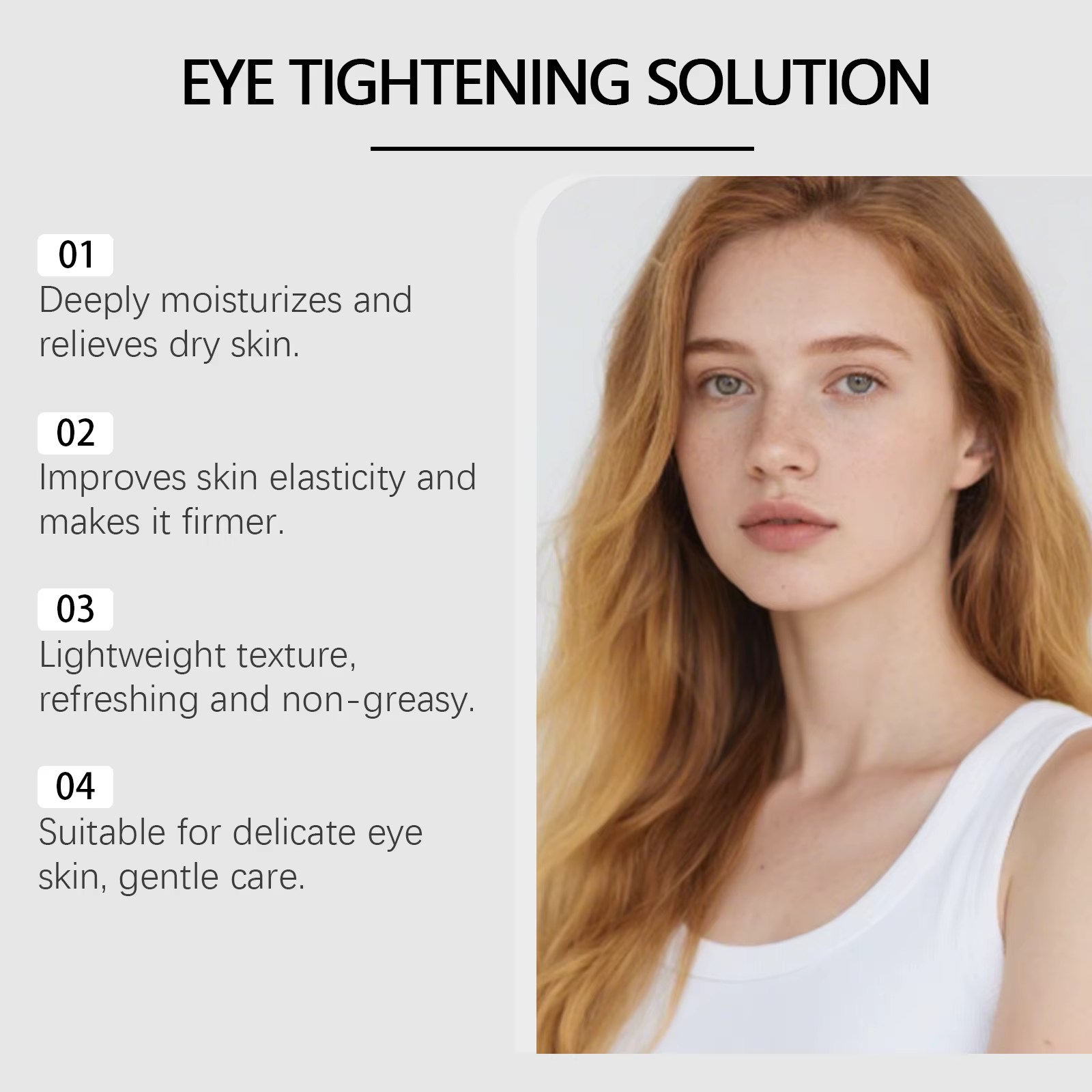 Crème de soin instantanée pour les yeux
