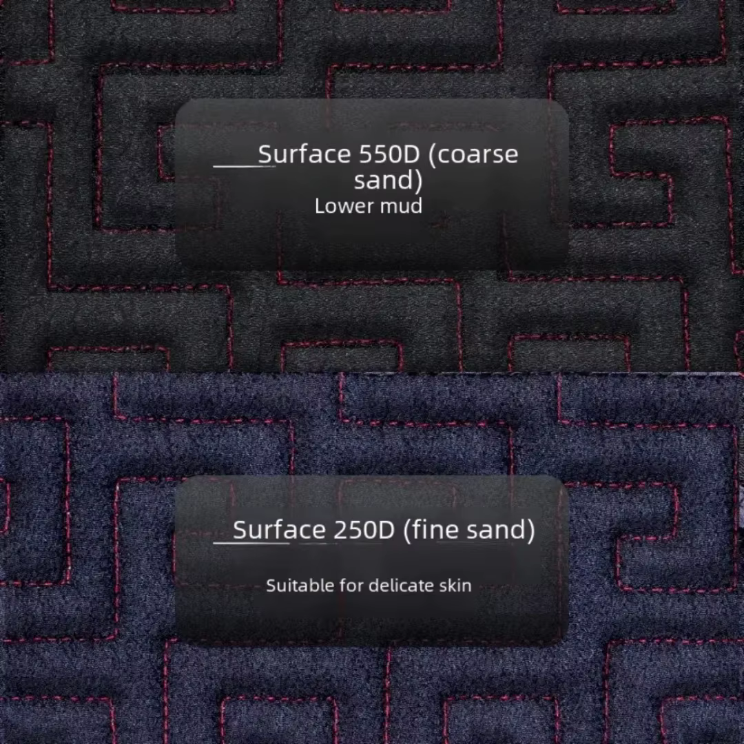 Serviette de gommage du dos double face